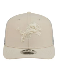 New Era Men's Cream Detroit Lions Color Pack 9SEVENTY Adjustable Hat