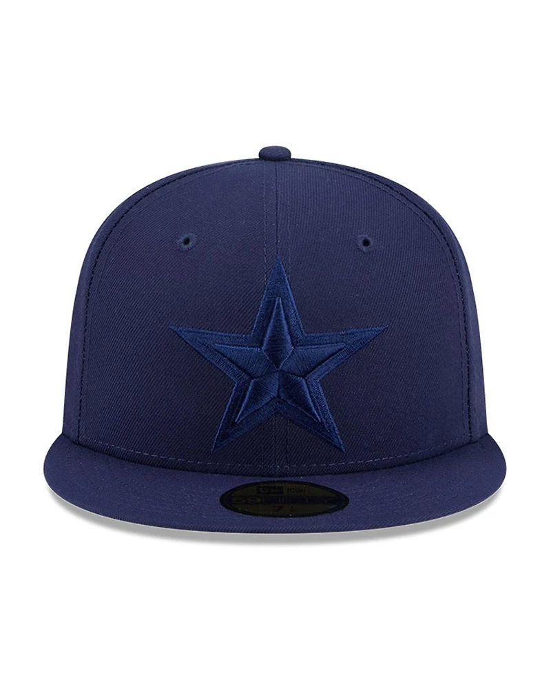 New Era Men's Navy Dallas Cowboys Color Pack 59FIFTY Fitted Hat