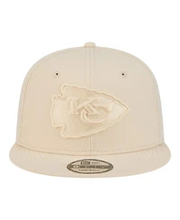 New Era Men's Cream Kansas City Chiefs Colorpack 9FIFTY Snapback Hat