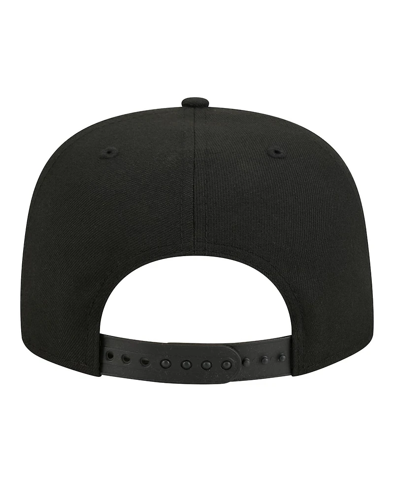 New Era Men's Black Miami Dolphins Super Bowl Ring 9FIFTY A-Frame Adjustable Hat