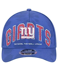 New Era Men's Royal New York Giants Tie Dye Fade 9Forty M-Crown A-Frame Adjustable Hat
