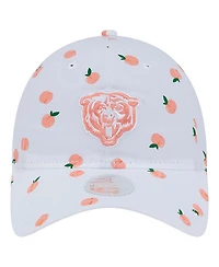 New Era Women's White Chicago Bears Fruit Pattern 9TWENTY Adjustable Hat