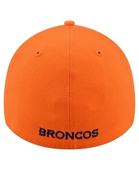 New Era Men's Orange Denver Broncos Core Team 39THIRTY Flex Hat