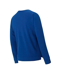 Concepts Sport Women's Royal Los Angeles Dodgers Birch French Terry Long Sleeve T-Shirt