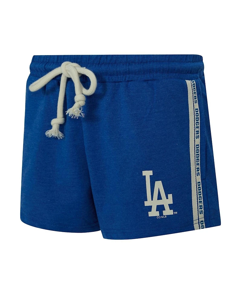 Concepts Sport Women's Royal Los Angeles Dodgers Birch French Terry Shorts