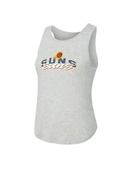 Concepts Sport Women's Purple/Heather Gray Phoenix Suns Regulate Tank Pant Set