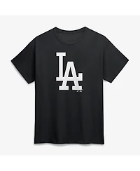 Logo Athletic Men's Black Los Angeles Dodgers T-Shirt