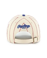 '47 Brand Men's x Rawlings Natural/Royal Montreal Expos Pinstripe Clean Up Adjustable Hat