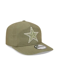 New Era Men's Olive Dallas Cowboys Nylon 19TWENTY Adjustable Hat