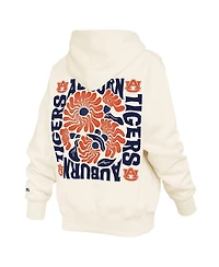 Pressbox Women's Cream Auburn Tigers Elena Janise Hoodie