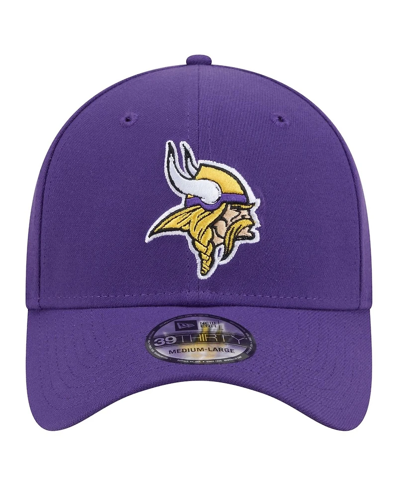 New Era Men's Purple Minnesota Vikings Core Team 39THIRTY Flex Hat