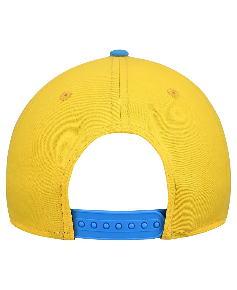 New Era Men's Yellow Chicago Sky Bold Arch Coolera 9FORTY A-Frame M-Crown Adjustable Hat