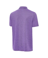 Antigua Men's Heather Purple Minnesota Vikings Scheme Polo Shirt