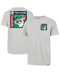 '47 Brand Men's Gray Houston Texans Chrome Plate Franklin T-Shirt
