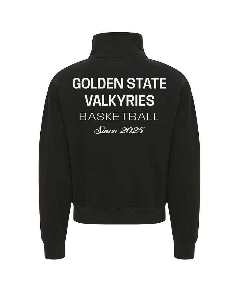 Sportiqe Women's Anthracite Golden State Valkyries Athletic Club Collection Marant Quarter-Zip Pullover Hoodie