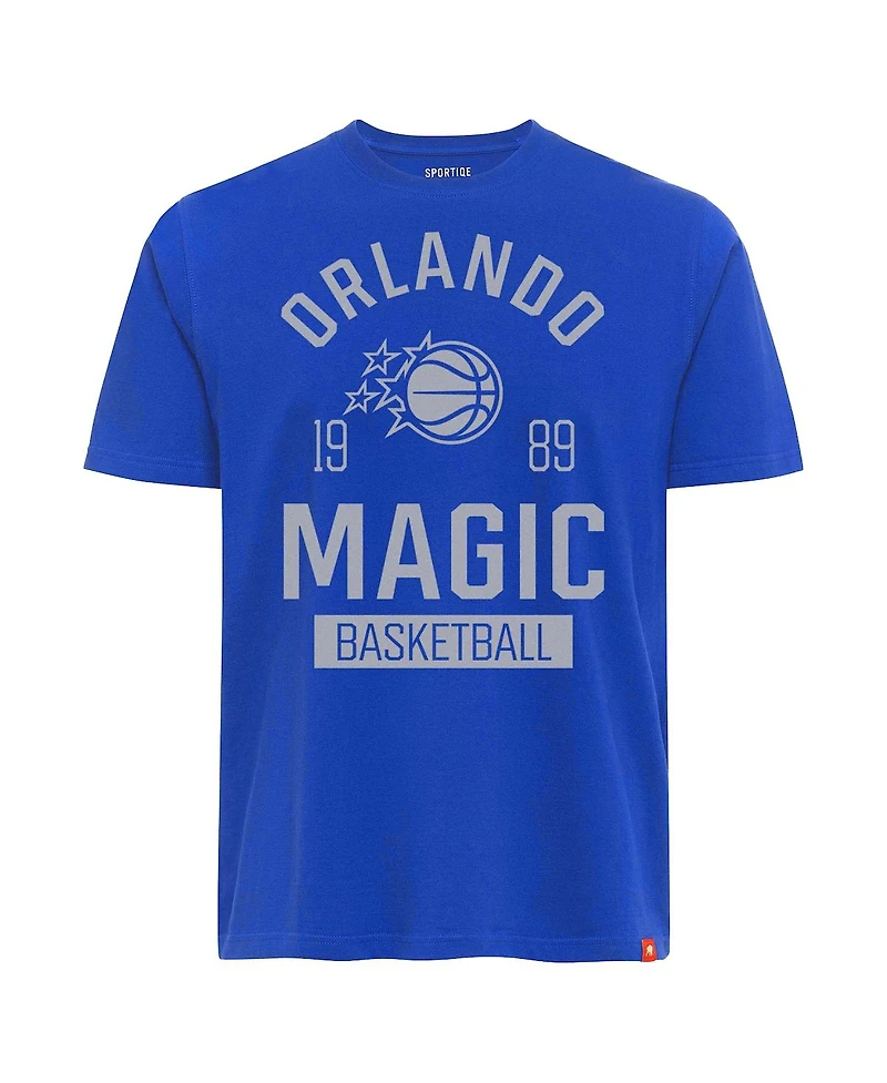 Sportiqe Men's and Women's Blue Orlando Magic Genuine Issue Collection Duke T-Shirt