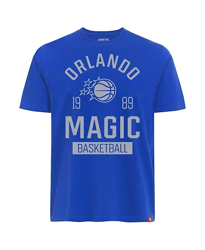 Sportiqe Men's and Women's Blue Orlando Magic Genuine Issue Collection Duke T-Shirt