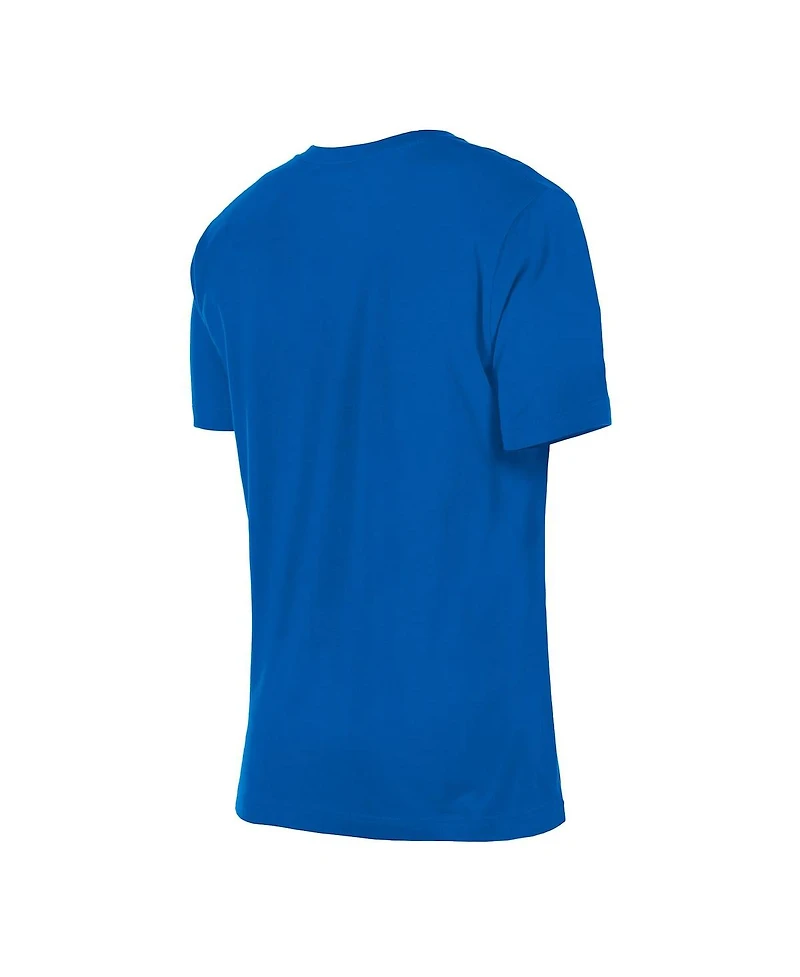New Era Women's Royal Philadelphia 76ers Glam Game Flower T-Shirt