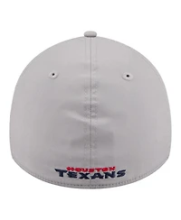 New Era Men's Gray Houston Texans Perforated 39THIRTY Flex Hat