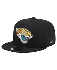 New Era Men's Black Jacksonville Jaguars 9FIFTY Snapback Hat
