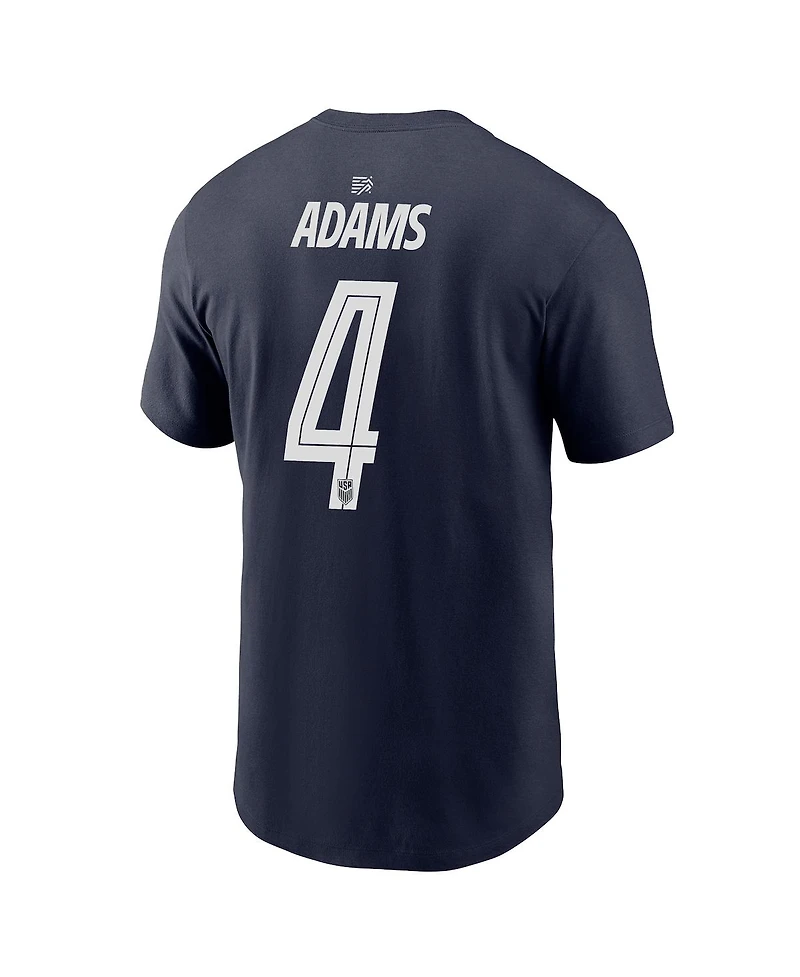 Nike Men's Tyler Adams Navy Usmnt Away Name Number T-Shirt