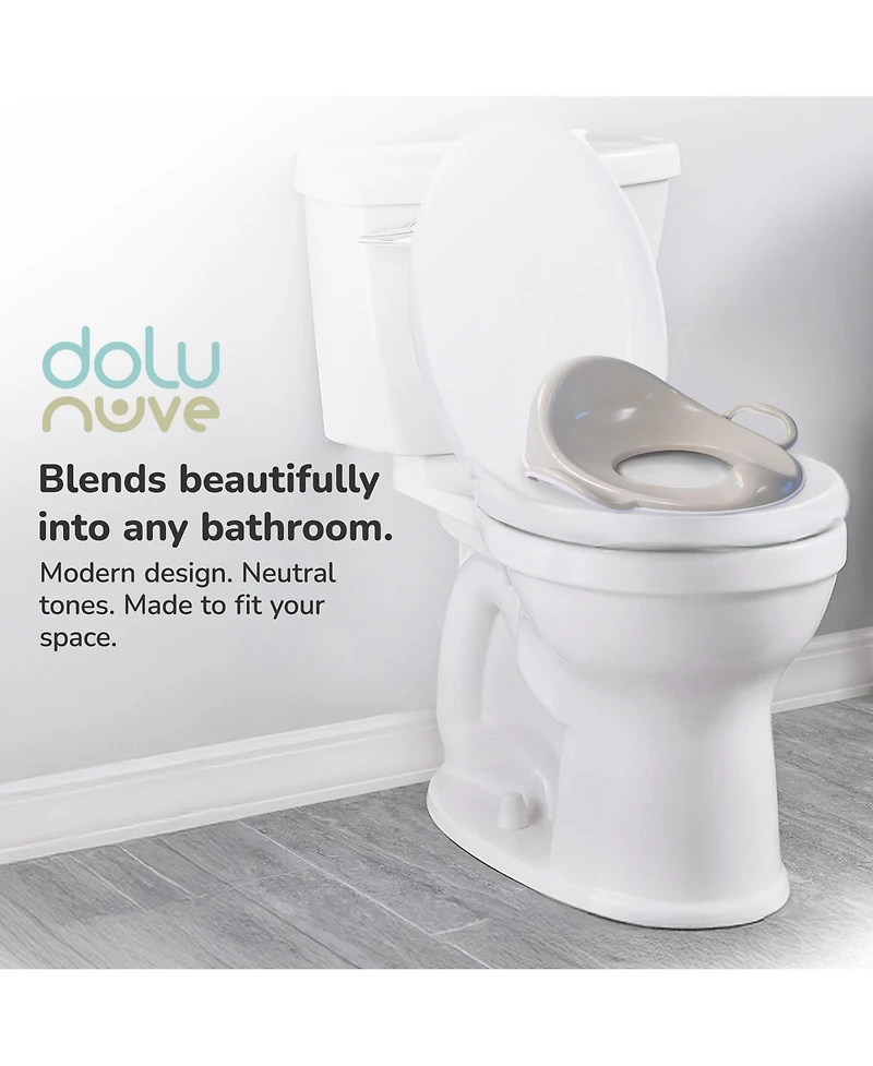 Dolu Nuve Toddler Toilet Training Seat Insert with High-Arched Backrest