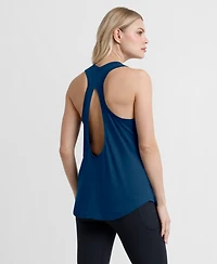 Fanatics Women's Navy Houston Texans Iron Fan Tank Top