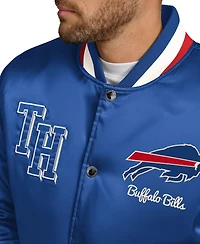 Tommy Hilfiger Men's Royal Buffalo Bills Dante Full-Snap Satin Jacket