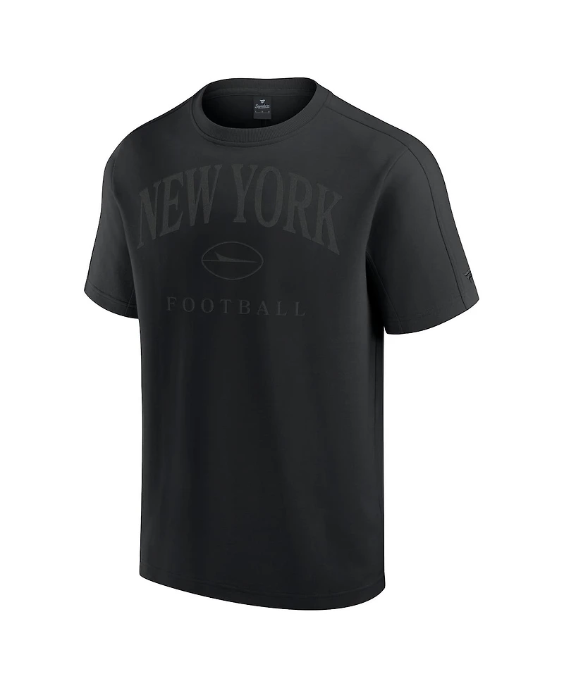 Fanatics Men's and Women's Black New York Jets Elements Flex Tri-Blend T-Shirt