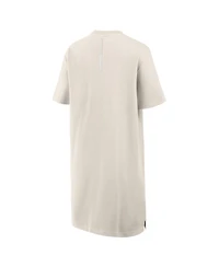 Fanatics Women's Cream Philadelphia 76ers Elements Go Tri-Blend T-Shirt Dress