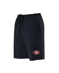 Concepts Sport Men's Black San Francisco 49ers Big Tall Fleece Lounge Shorts