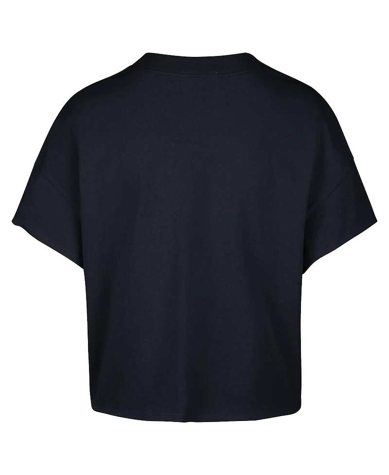 '47 Brand Women's Navy New York Yankees Plus Win Big Oversized Notch-Neck T-Shirt