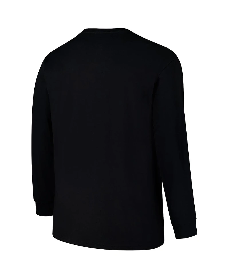 Fanatics Men's Black Cincinnati Bengals Big Tall Pop Long Sleeve T-Shirt