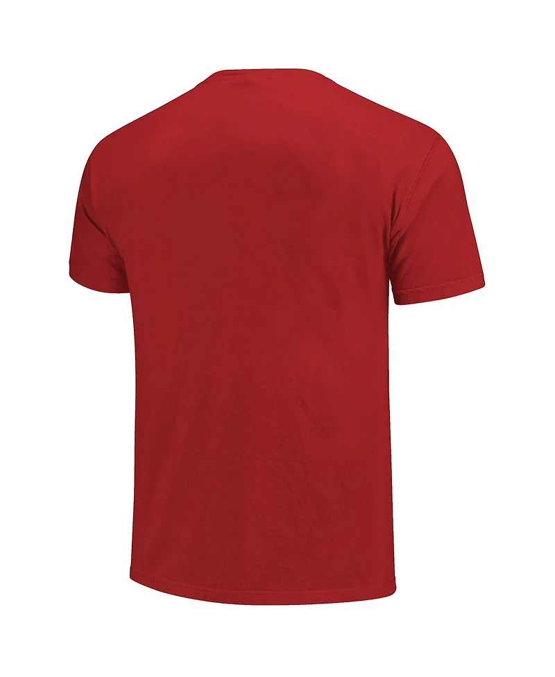 Image One Women's Crimson Alabama Tide Comfort Colors Campus Drawing Mom T-Shirt