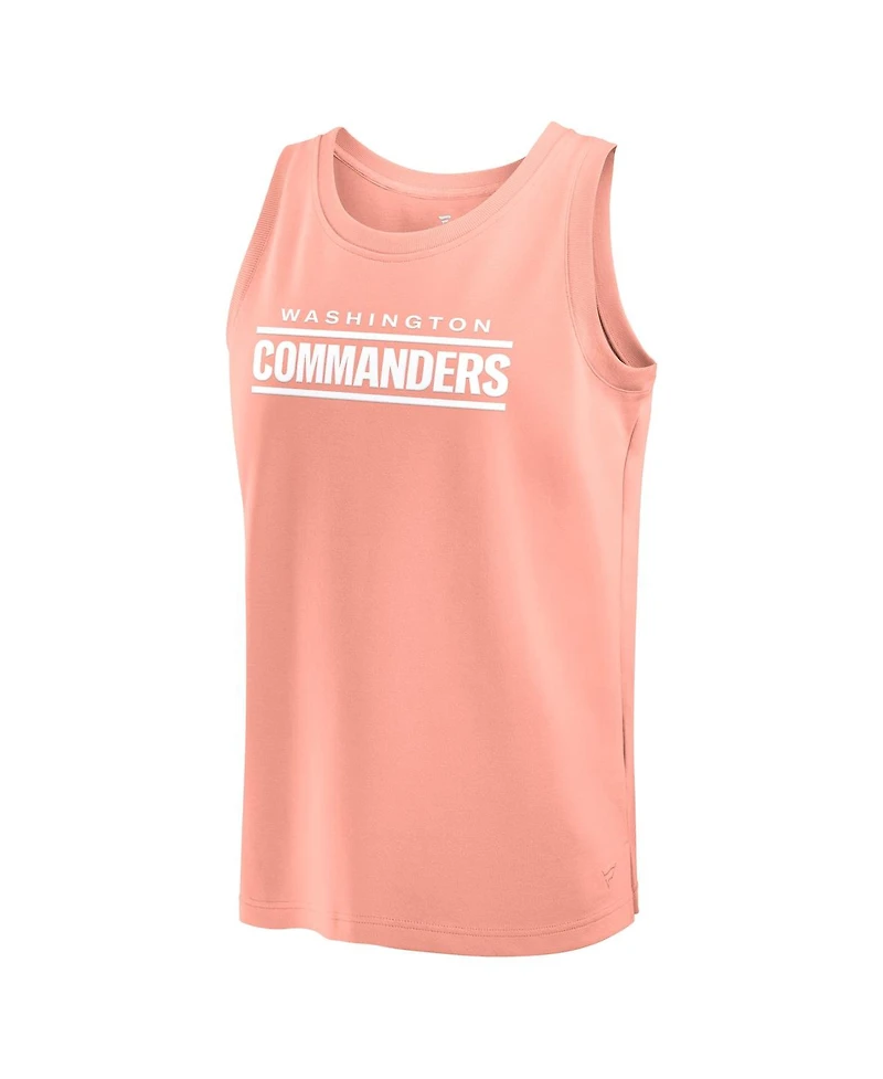 Fanatics Men's Coral Washington Commanders Elements Tank Top