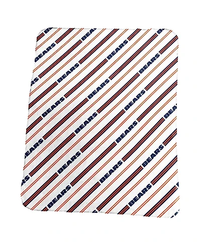 Logo Brands Chicago Bears 50" x 60" Classic Vertical Stripe Fleece Throw Blanket