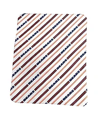 Logo Brands Chicago Bears 50" x 60" Classic Vertical Stripe Fleece Throw Blanket
