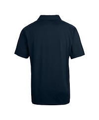 Cutter & Buck Men's Navy Chicago Bears Throwback Logo Big Tall Prospect Textured Stretch Polo Shirt