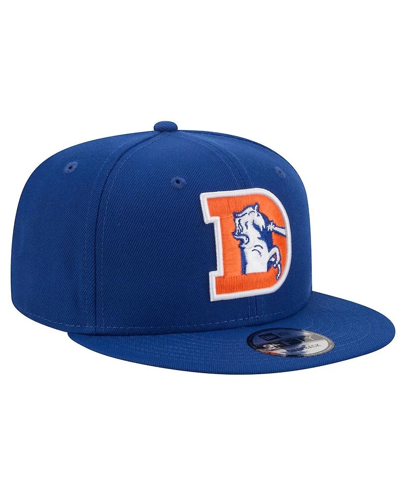 New Era Men's Royal Denver Broncos 9FIFTY Snapback Hat