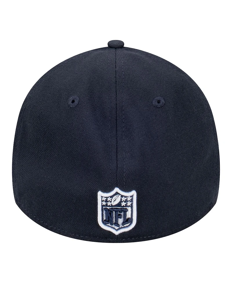 New Era Men's Navy Chicago Bears Core Team 39THIRTY Flex Hat
