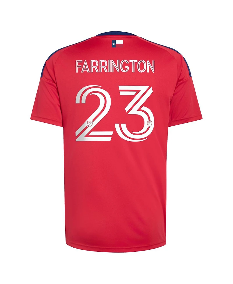 Adidas Men's Logan Farrington Red Fc Dallas 2026 Dna Kit Replica Jersey