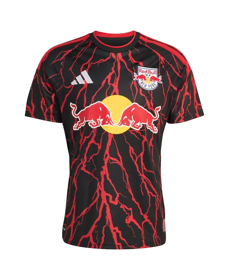Adidas Men's Emil Forsberg Black New York Red Bulls 2026 The Rooted Kit Replica Jersey