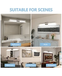 Busdays 39 Inch 24W Daylight Modern Led Bathroom Vanity Light Fixture Over Mirror Vanity Lighting