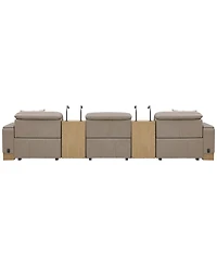 Maxyne 5-Piece Power Reclining Sofa with 2 Consoles Set