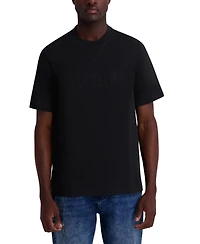 Karl Lagerfeld Paris Men's Embossed Logo Cotton T-Shirt