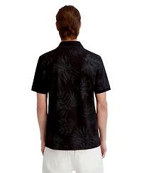 Karl Lagerfeld Paris Men's Polo Collar Pique Shirt