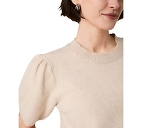 French Connection Women's Yulia Knit Puff-Sleeve Top