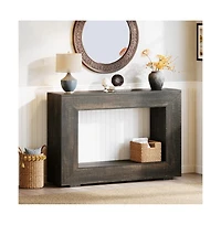 Slickblue Farmhouse Entryway Console Table with Storage for Living Room