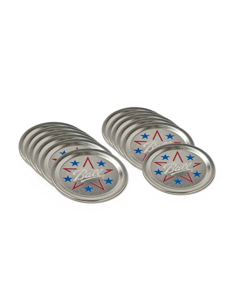 Ball Limited Edition Americana Mason Jar Lids, Regular Mouth Lids for Jars