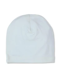 MeMoi Baby Girls Solid No Fold Cotton Blend Beanie